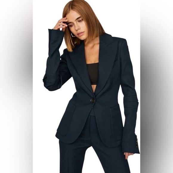 Marina Moscone Jackets & Blazers - Marina Moscone Patch Pocket Blazer Size US 6